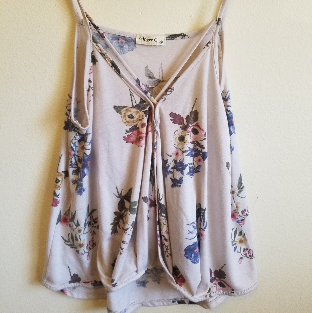 Floral tank top